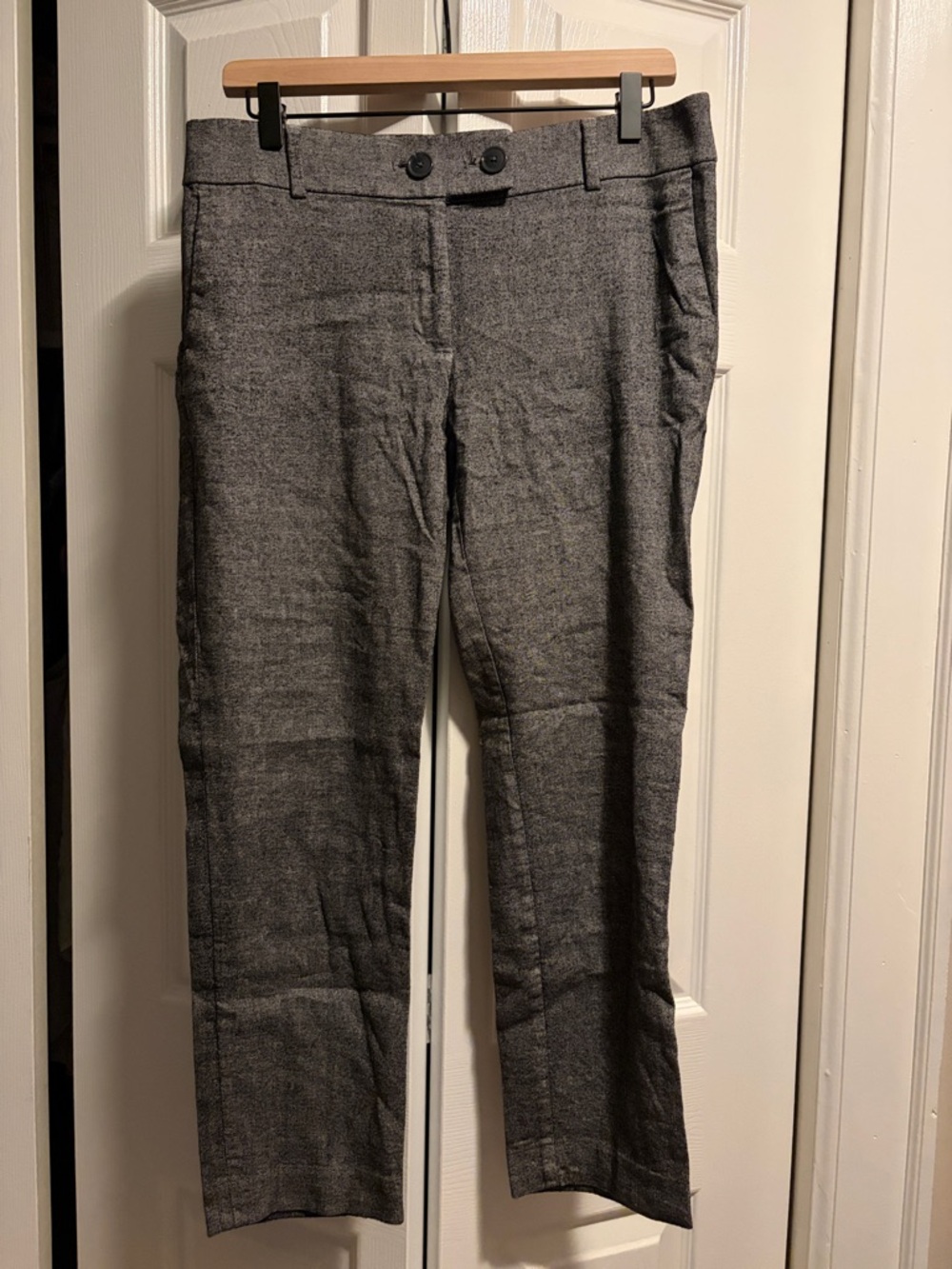 LOFT Gray Ankle Pants